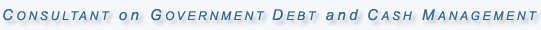 Consultant on Government debt and cash management